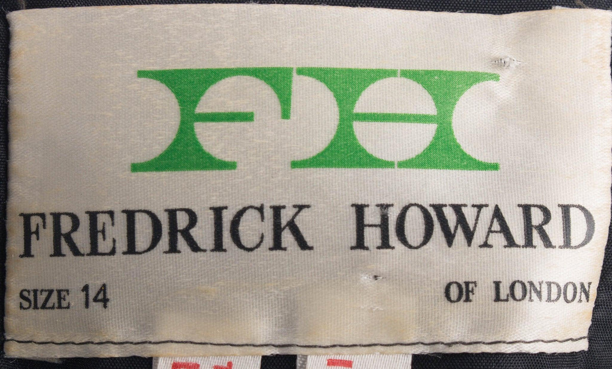 Fredrick Howard Lurex Long Dress Early 1970's Grey UK Size 10/12 - Ava & Iva