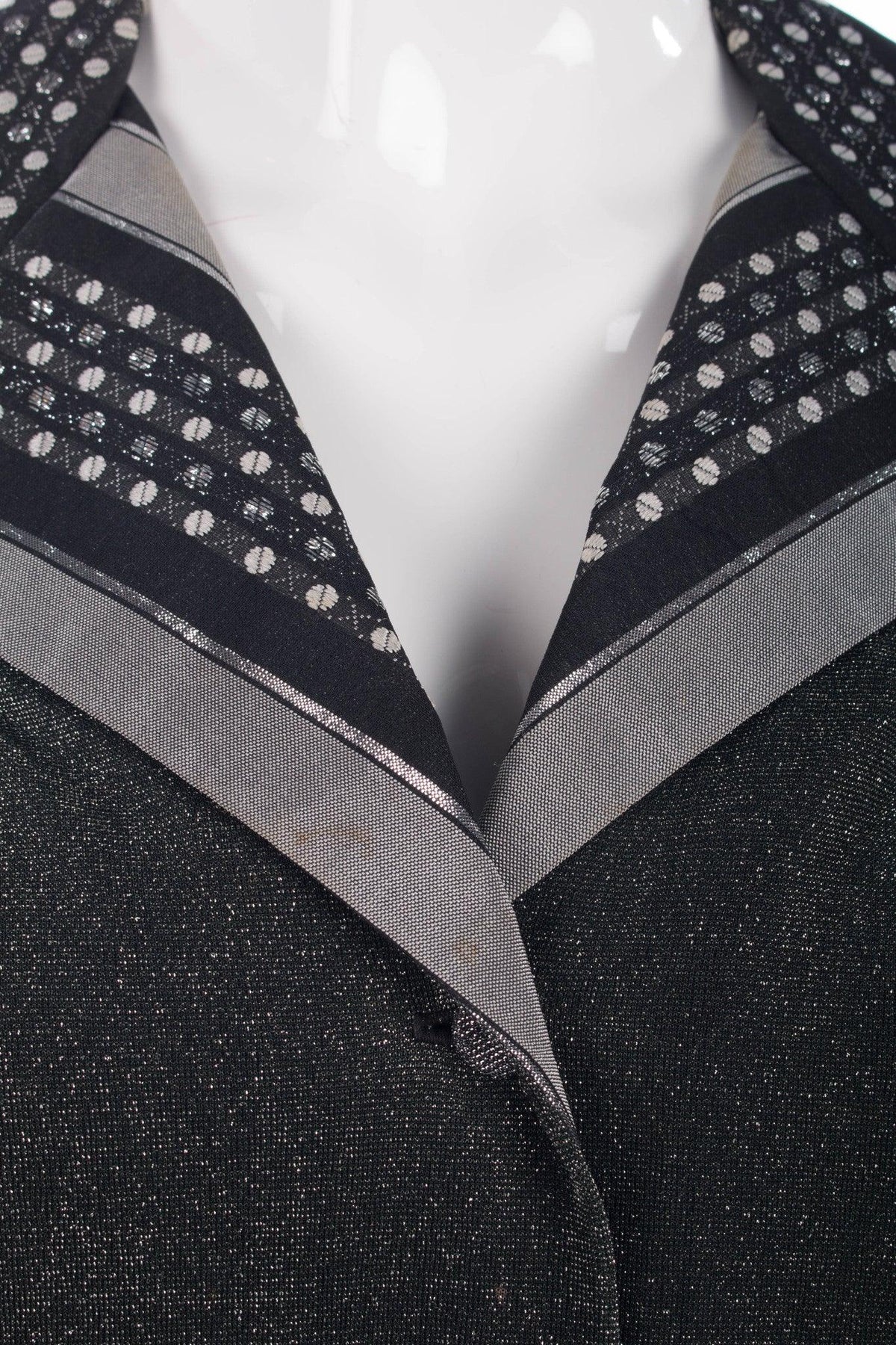 Fredrick Howard Lurex Long Dress Early 1970's Grey UK Size 10/12 - Ava & Iva