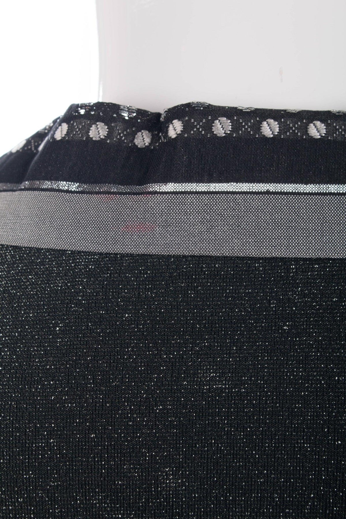 Fredrick Howard Lurex Long Dress Early 1970's Grey UK Size 10/12 - Ava & Iva