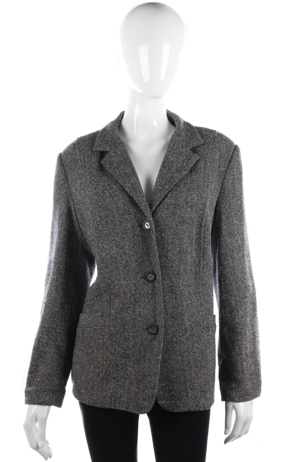 Finnk Arelia lovely grey wool mix jacket size 16 - Ava & Iva
