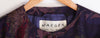Jaeger Jacket Floral Design Blue and Purple 100% Wool. Size 8 - Ava & Iva