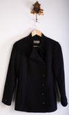 Guy Laroche Diffusion Jacket Black 100% Wool Size Eur36 UK8 - Ava & Iva