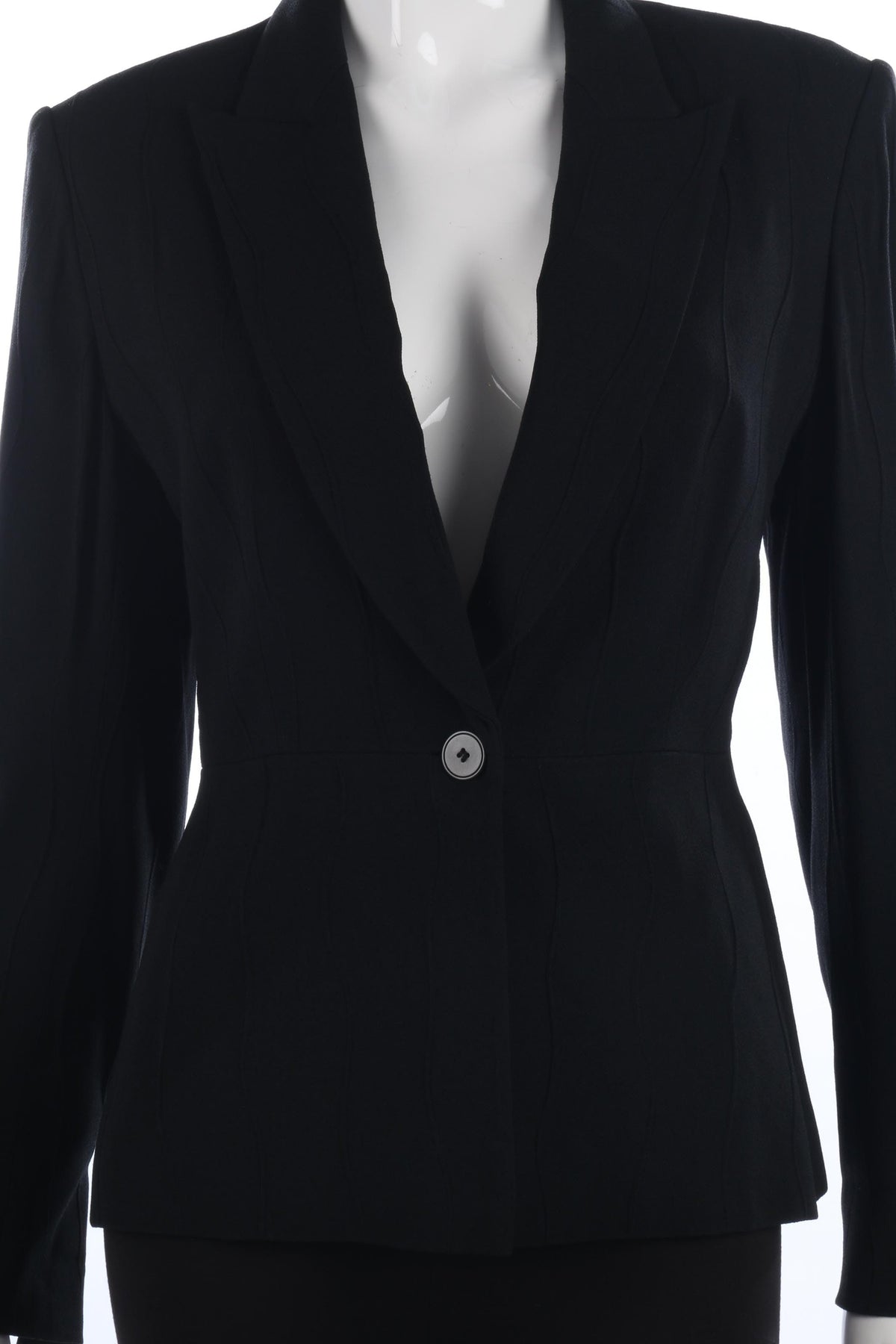 Amanda Marshall Jacket Black Size 10 - Ava & Iva