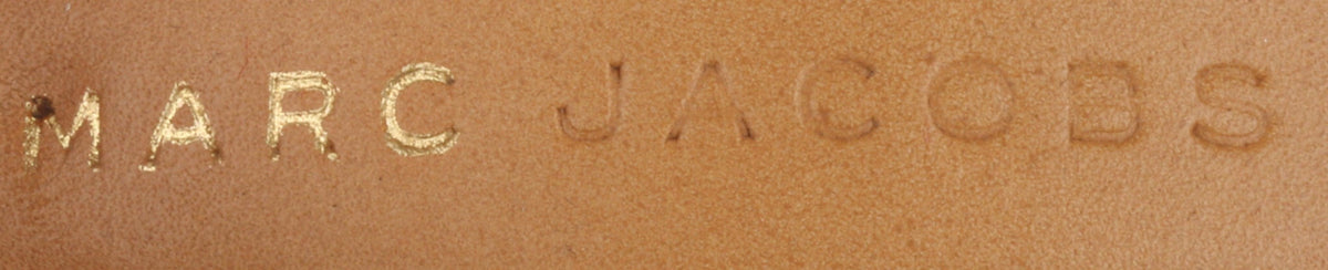 Marc Jacobs Red Leather Heeled Sandal Open Toe and Ankle Strap with Floral Details size 39 - Ava & Iva