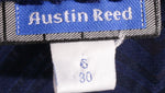 Austin Reed blue velvet shirt and skirt  size 6 label