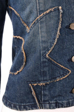 Parick Cox wanabe denim jacket side detail