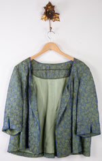 Wonderful Edge to Edge Vintage Green Jacket (O/S) - Ava & Iva