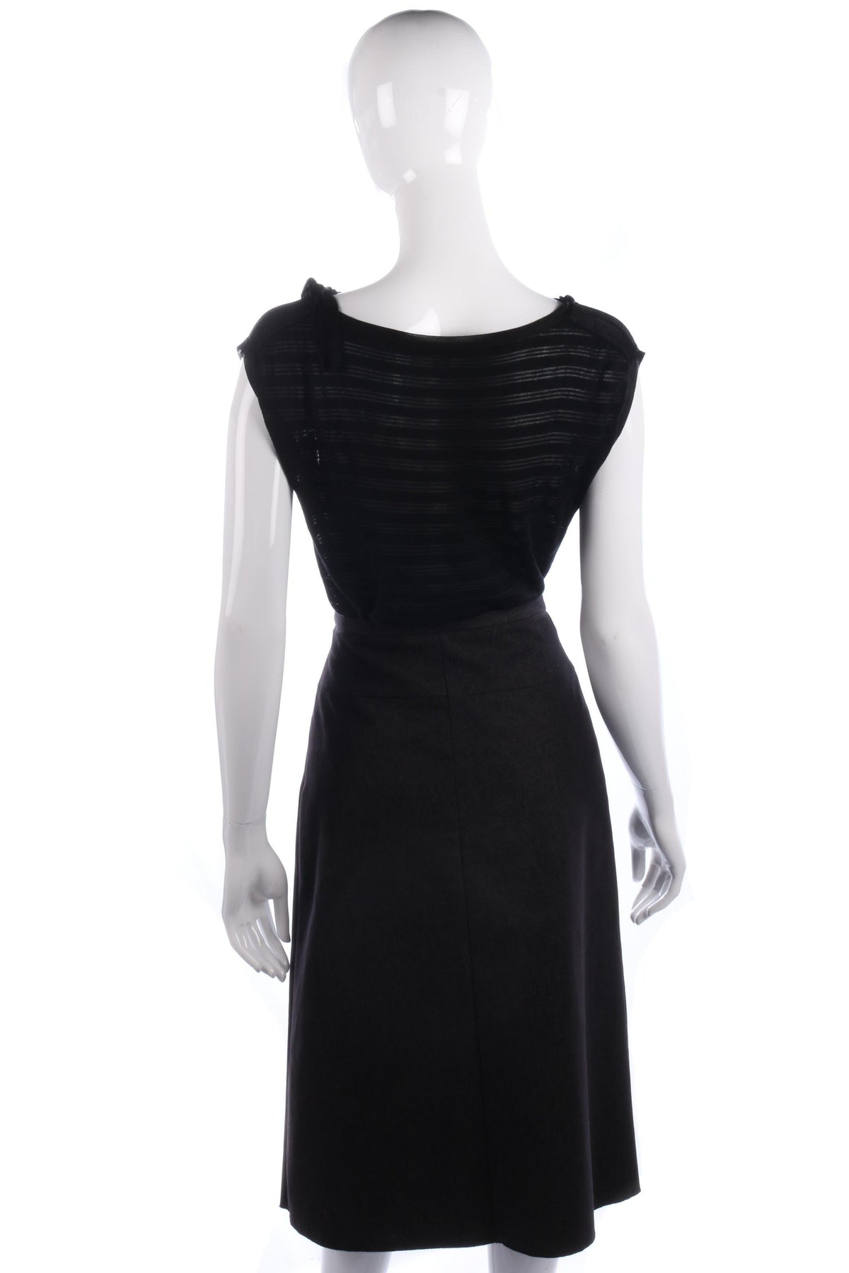 Anthology Avoca Skirt Dark Grey with Floral Panel Size 12 - Ava & Iva