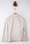 Marc Jacobs Cropped Military Style Jacket Cotton Cream UK10 US8 - Ava & Iva