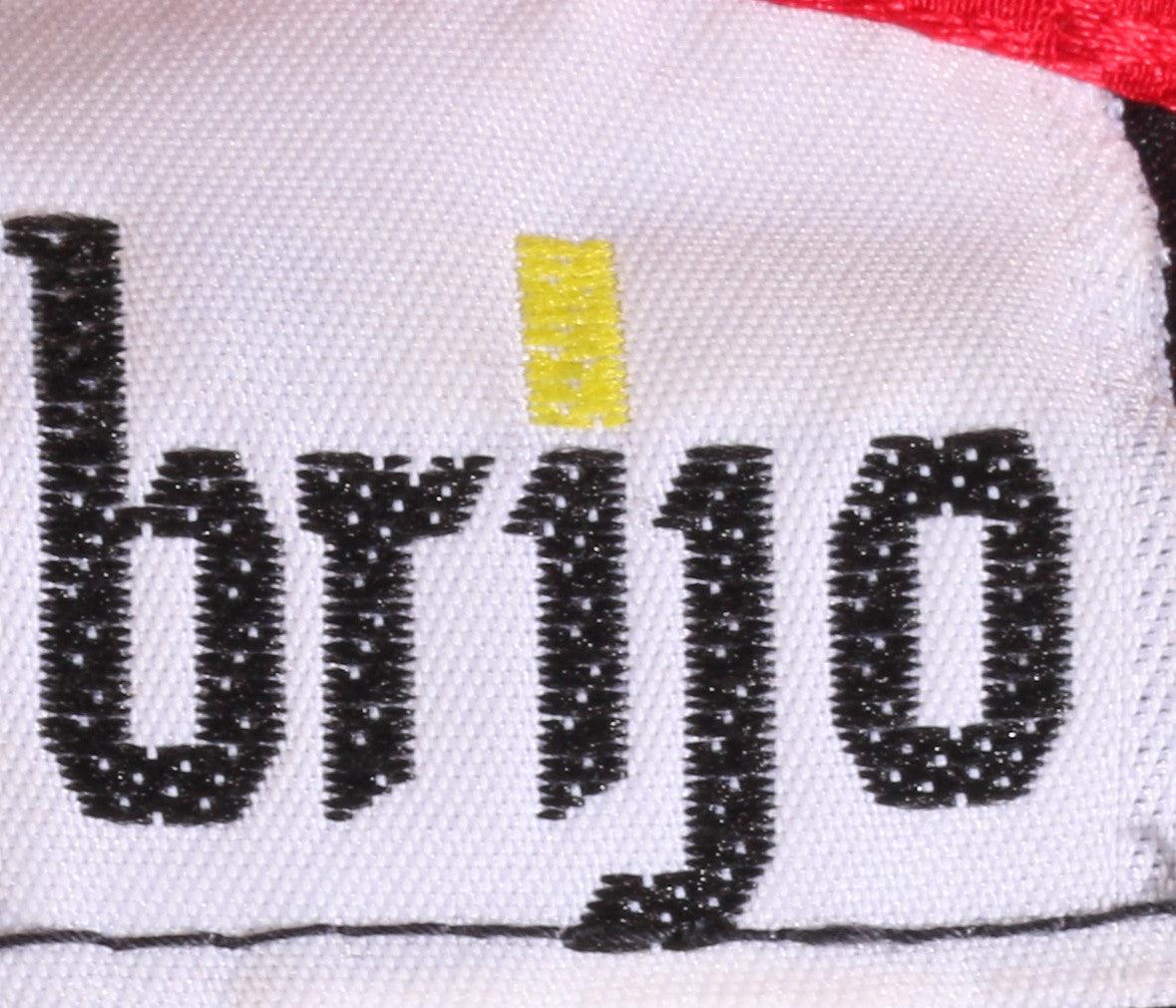 Brijo purple patterned dress, with additional top label