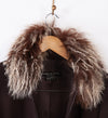 Isabelle De Pedro for Mr Cat Brown Wool Mix Jacket With Faux Fur Collar UK Size 8 - Ava & Iva