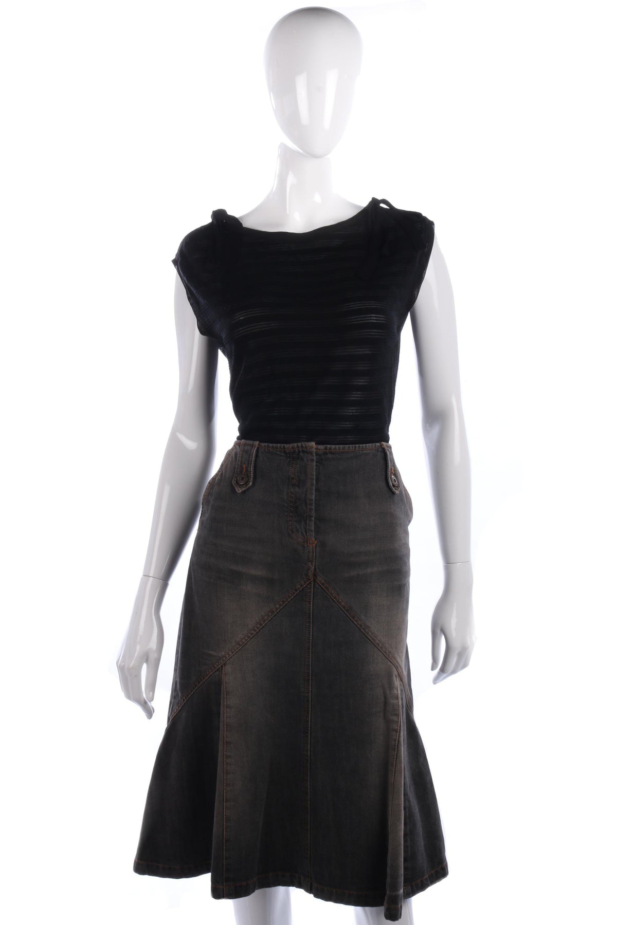 Sportsmax denim skirt size 10 - Ava & Iva