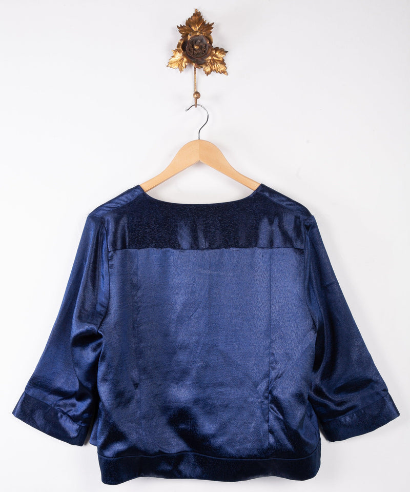 Dollys Laundry Kimono Style Jacket Dark Blue Size S - Ava & Iva
