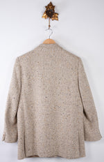 IGI and IGI Wool and Angora Double Breasted Jacket Cream Tones Eur42 UK14 - Ava & Iva