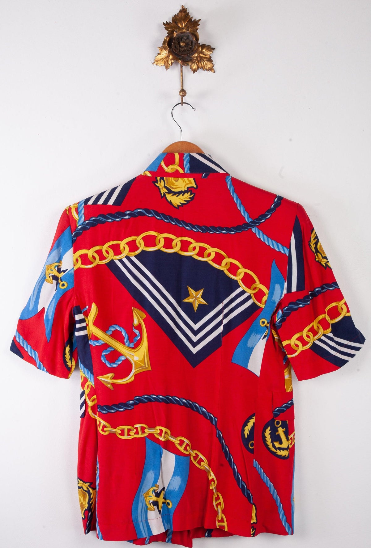 Beyond Jacket Vintage Nautical Style Print size 42 (UK14) - Ava & Iva