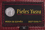 Pieles Yusra Leather Jacket Burgundy Size 44 (UK 12) - Ava & Iva
