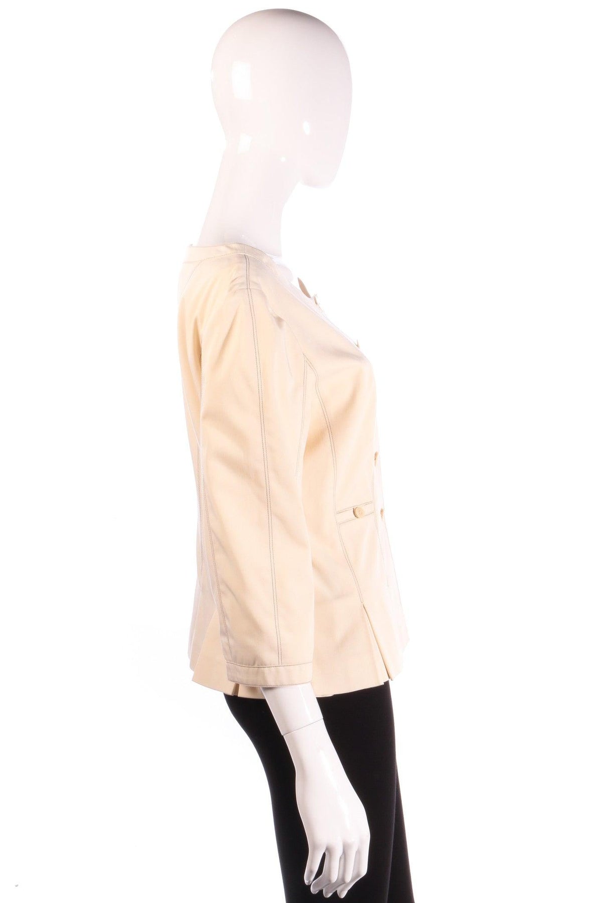 Atika beige formal jacket side