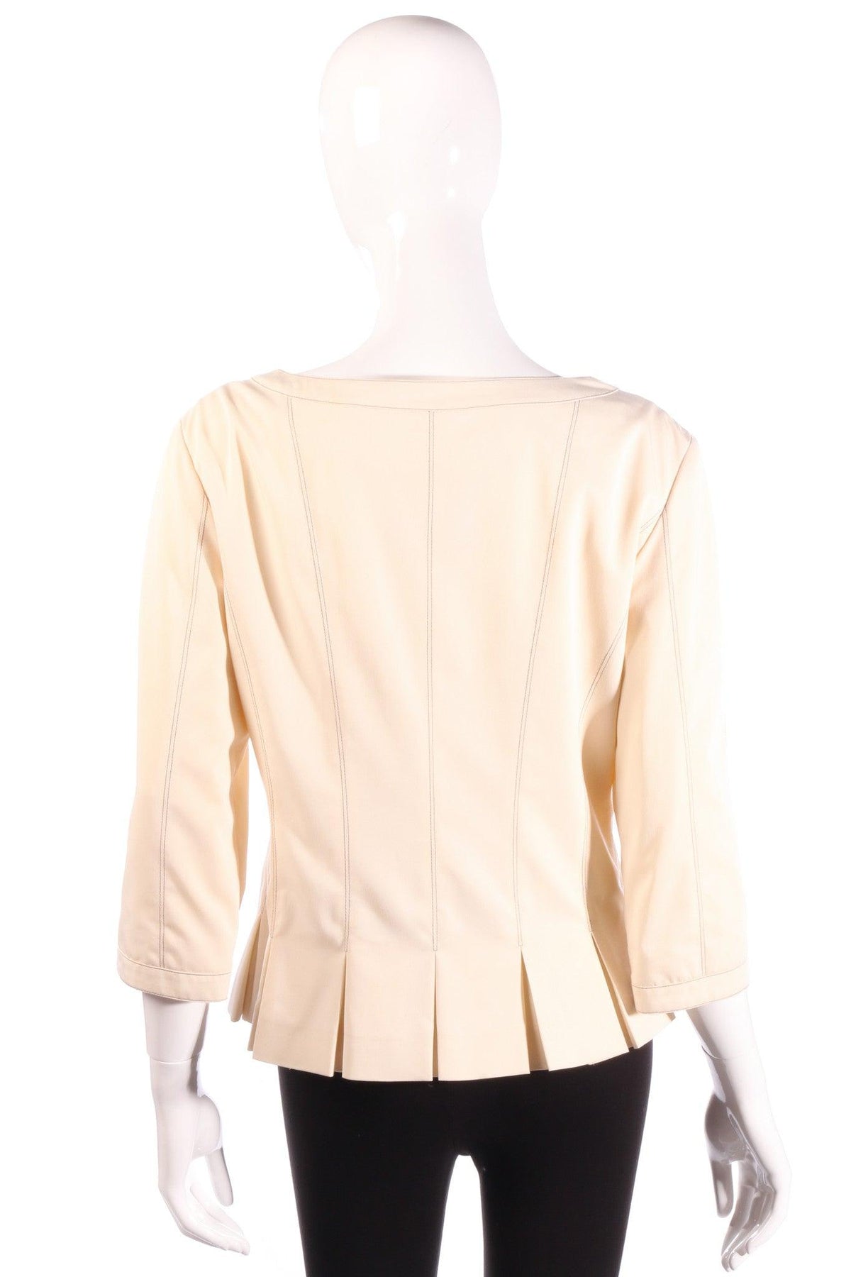 Atika beige formal jacket back