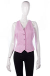 Renato Nucci Linen pink waistcoat and matching jacket size 40 waistcoat 