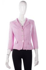 Renato Nucci Linen pink waistcoat and matching jacket size 40