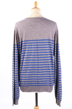 Paul Smith jumper grey and blue size L back