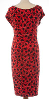 Isabel de Pedro Body Con Dress Red and Black UK 12 - Ava & Iva