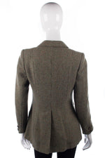 Harella, pure new wool riding jacket back