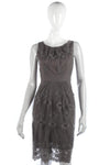 Grey lace and net cocktail dress size S - Ava & Iva