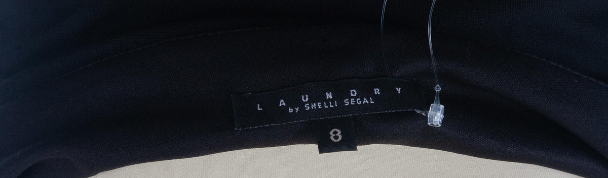 Laundry by Shelli Segal Black Evening Gown Size 8 - Ava & Iva