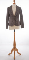 In Wear Herringbone Jacket Brown and Cream UK 10 - Ava & Iva