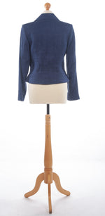 Paul Costelloe Dressage Linen Jacket Denim Blue UK 10 - Ava & Iva