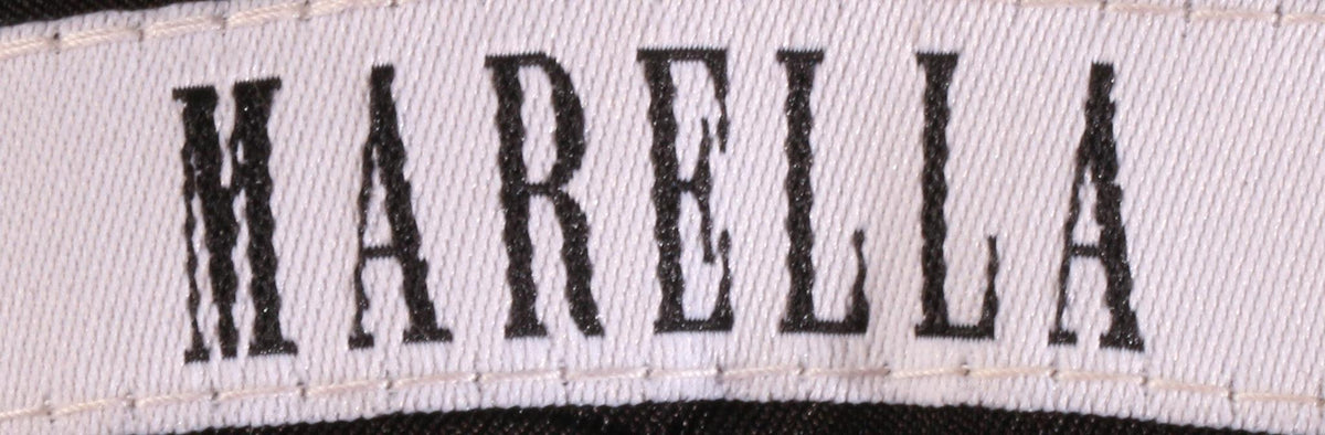 Marella black formal jacket label