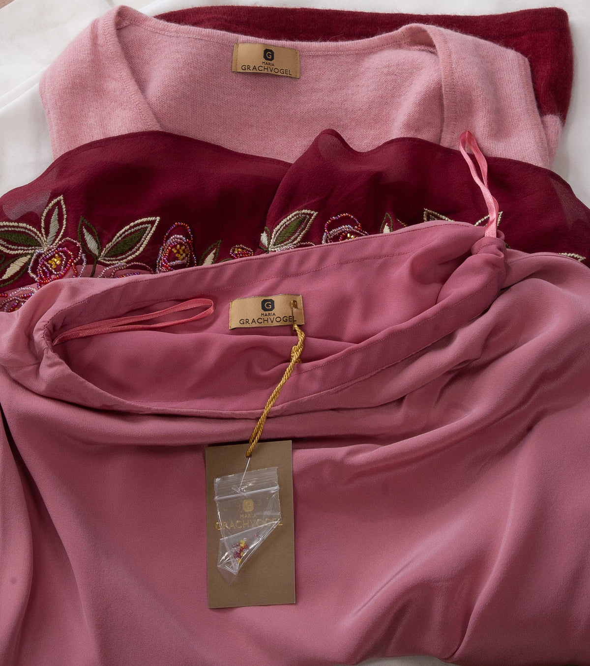 Maria Grachvogel Embellished Skirt with Wool Top Dusky Pink Size S BNWT - Ava & Iva