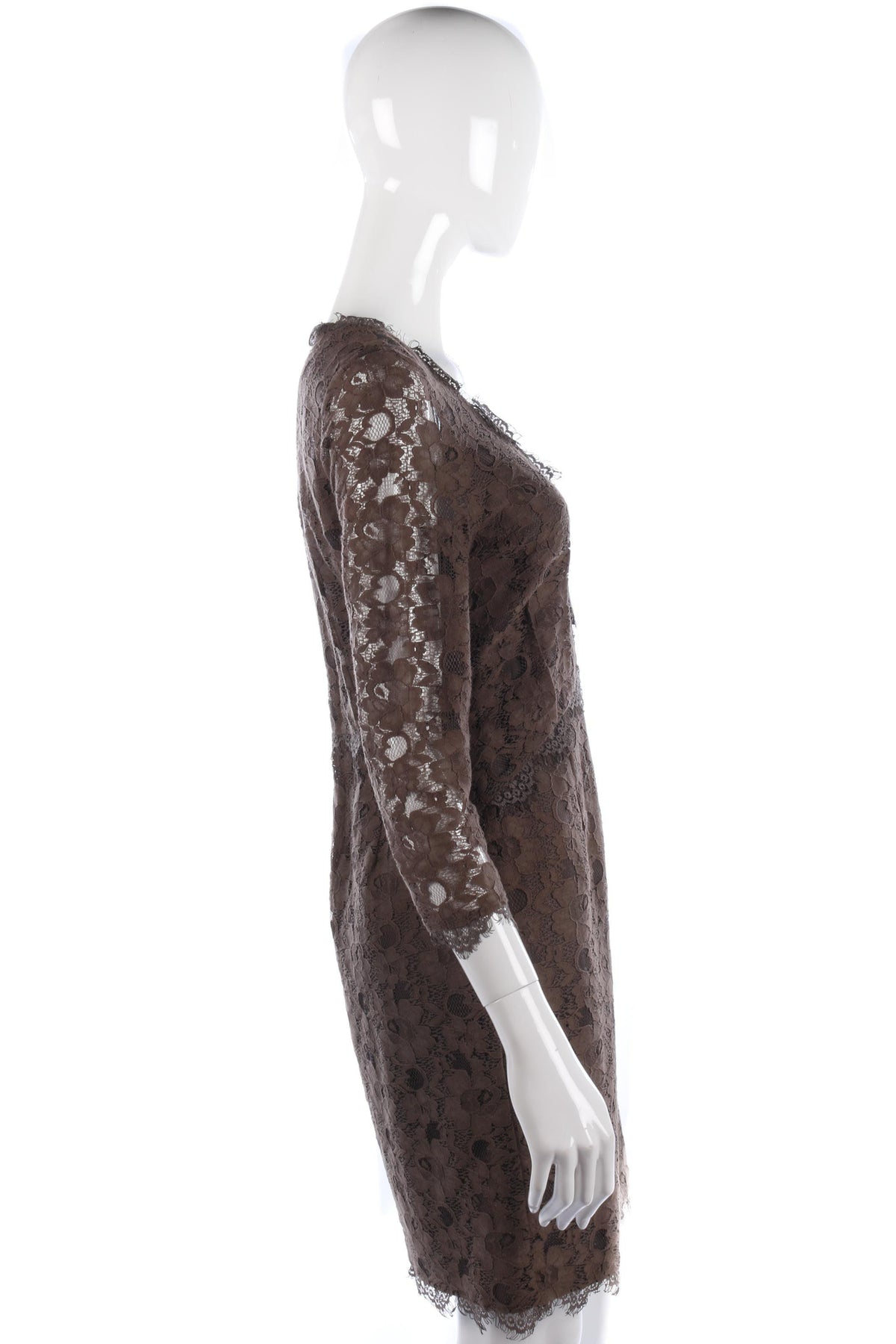 Day Birger Et Mikkelsen brown lace cocktail dress size S/M - Ava & Iva