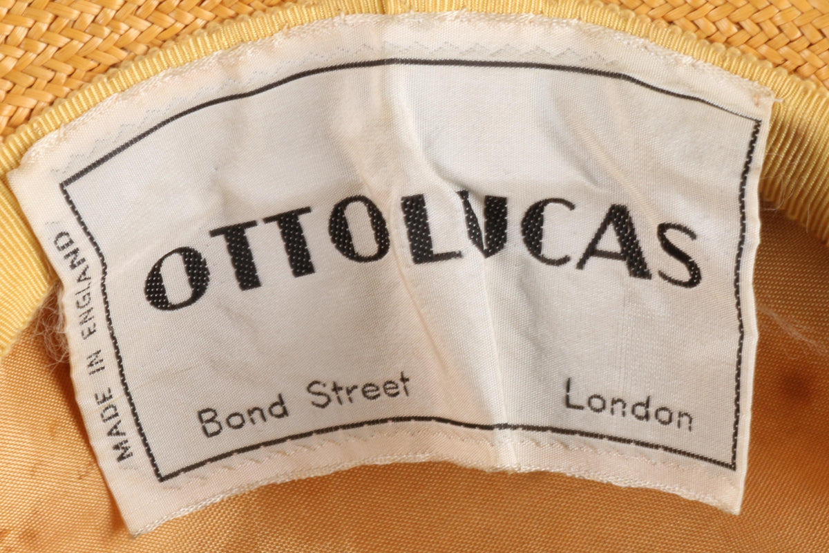 Otto Lucas silk chiffon vintage hat - Ava & Iva