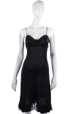 Sanimi silk sexy black dress size S - Ava & Iva