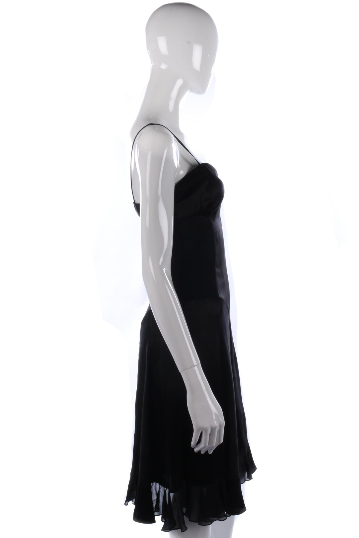 Sanimi silk sexy black dress size S - Ava & Iva