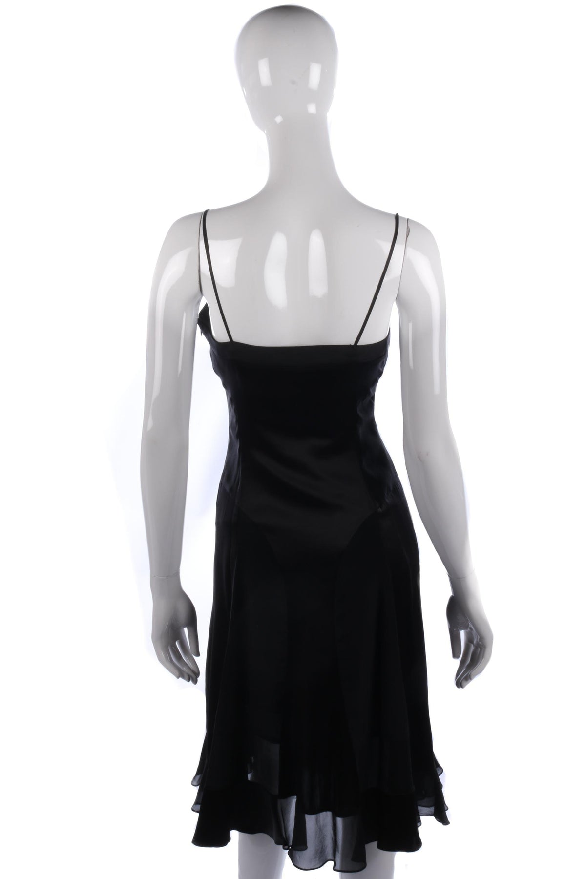 Sanimi silk sexy black dress size S - Ava & Iva