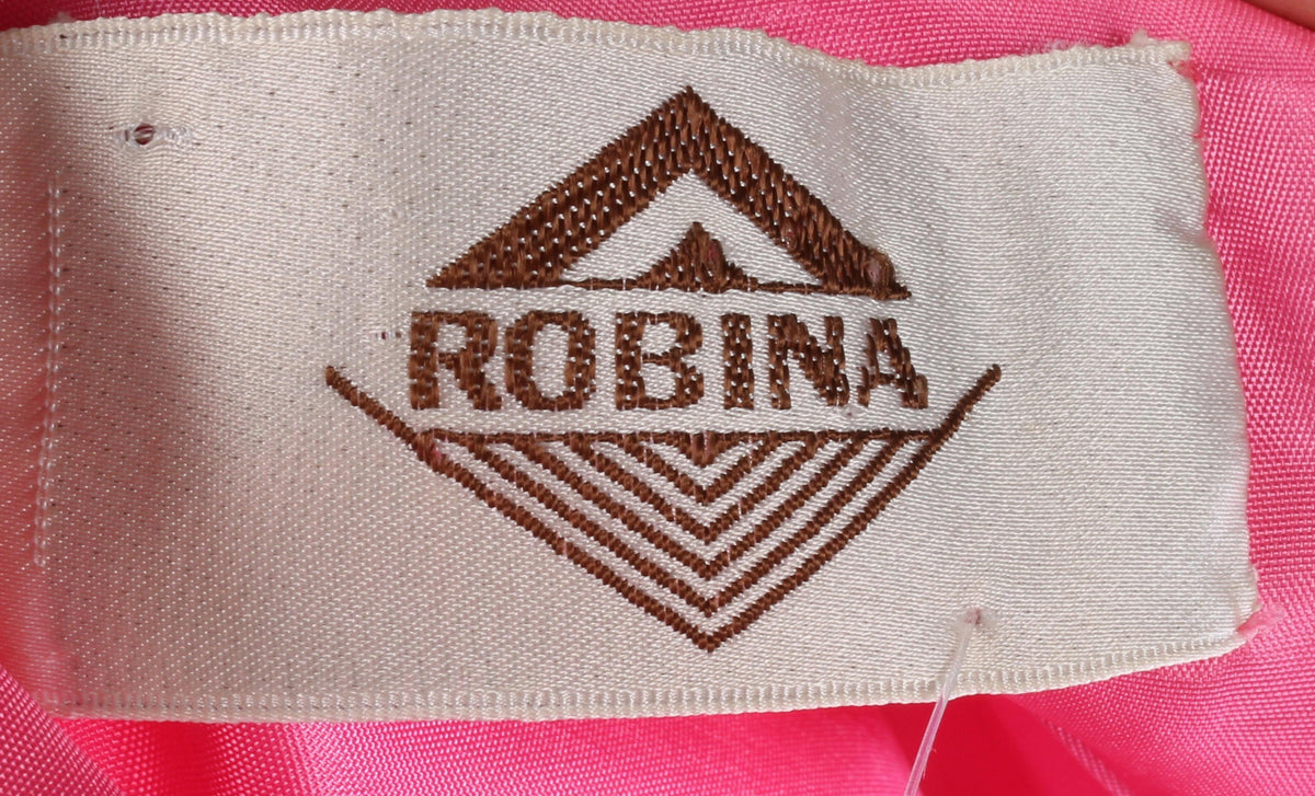 Robina stunning evening gown pink with beading size S - Ava & Iva