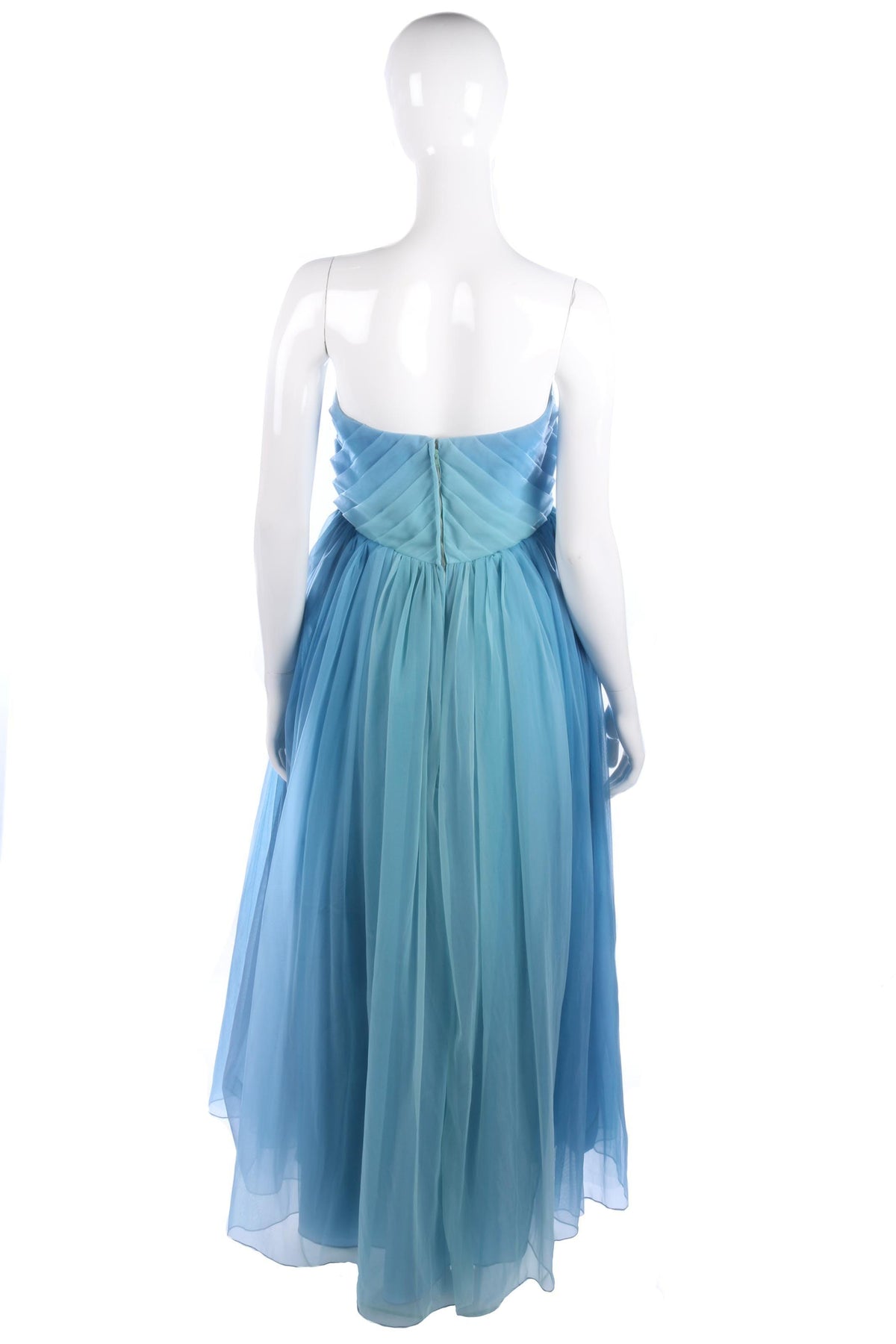 Fabulous 1950's handmade blue gown size 10/12 - Ava & Iva