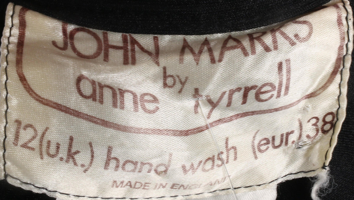 John marks by Anne Tyrrell black dress with diamantles size 12 - Ava & Iva