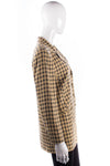 Bianca Yellow Checked Jacket Size 36 (UK8) - Ava & Iva