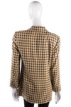 Bianca Yellow Checked Jacket Size 36 (UK8) - Ava & Iva