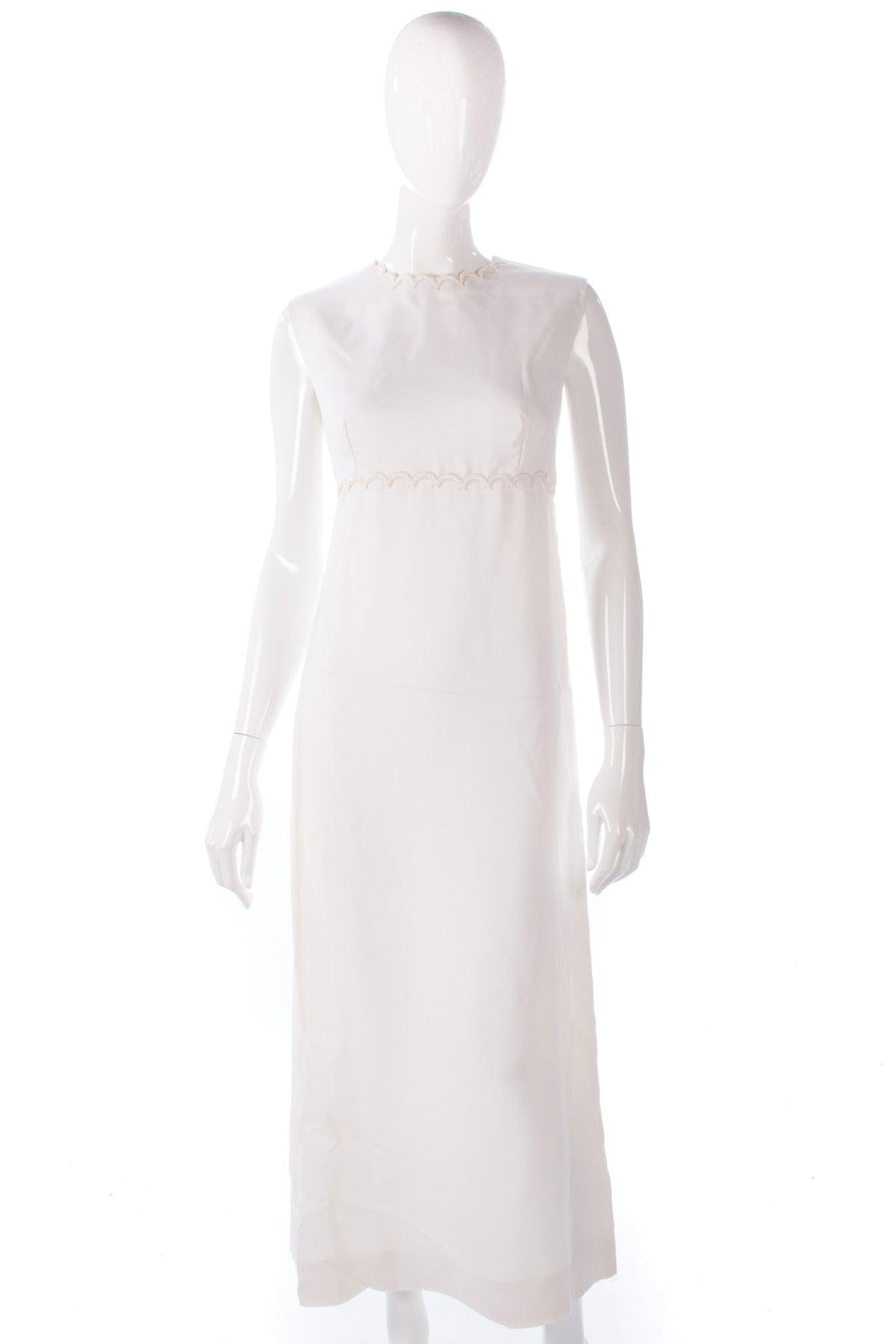 Berkertex Bridal Boutique Vintage Dress w/ Matching Hooded Coat Cream UK10 - Ava & Iva