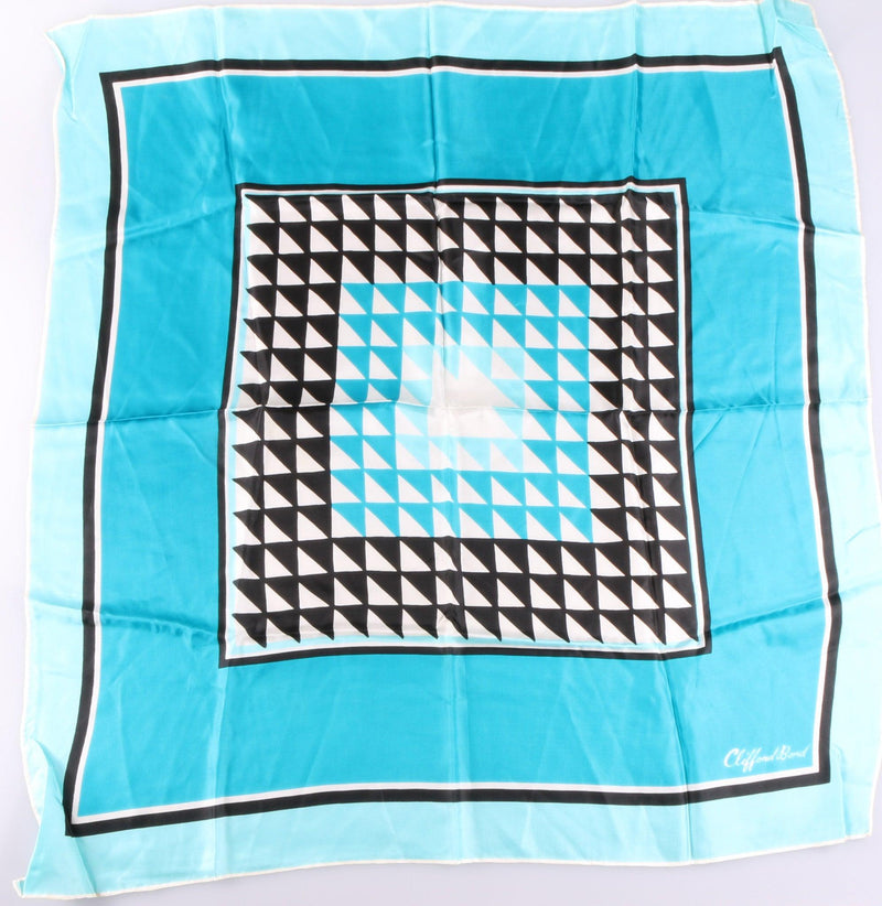 Blue Clifford Bond Silk Scarf