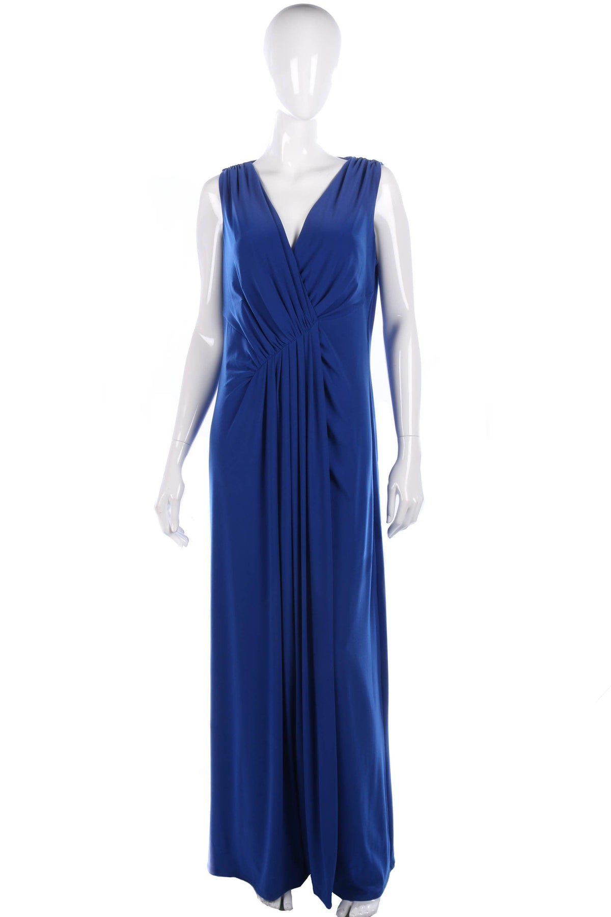 Ossie Clark beautiful blue evening gown size 16 - Ava & Iva