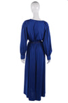 Vintage 1980's Marjon Couture blue dress size 12/14 - Ava & Iva