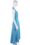 Baby blue halter neck evening dress size M - Ava & Iva
