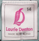 Vintage Laurie Denton Spotted Dress with Waist Tie Blue Size 12/14 - Ava & Iva
