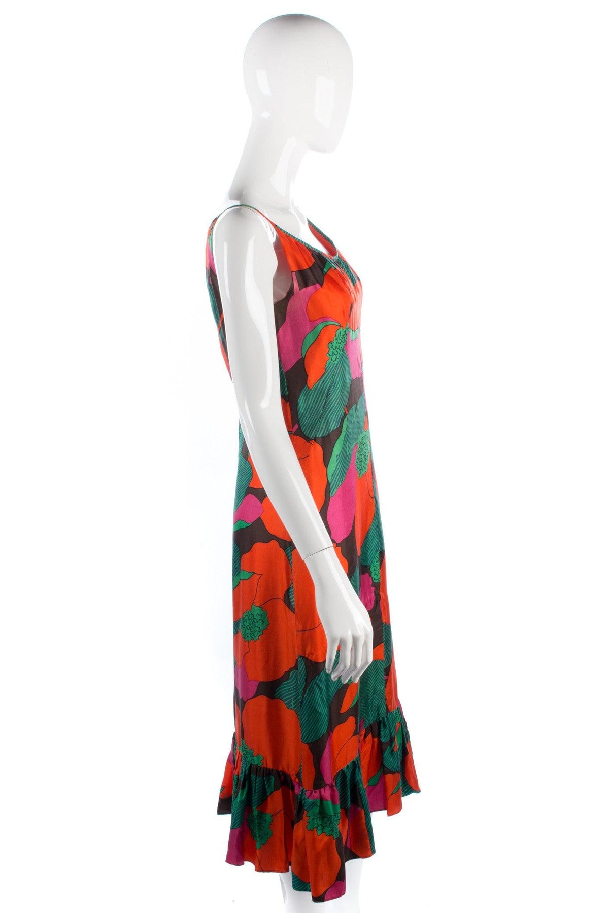 Vintage Susan Small silk floral dress - Ava & Iva